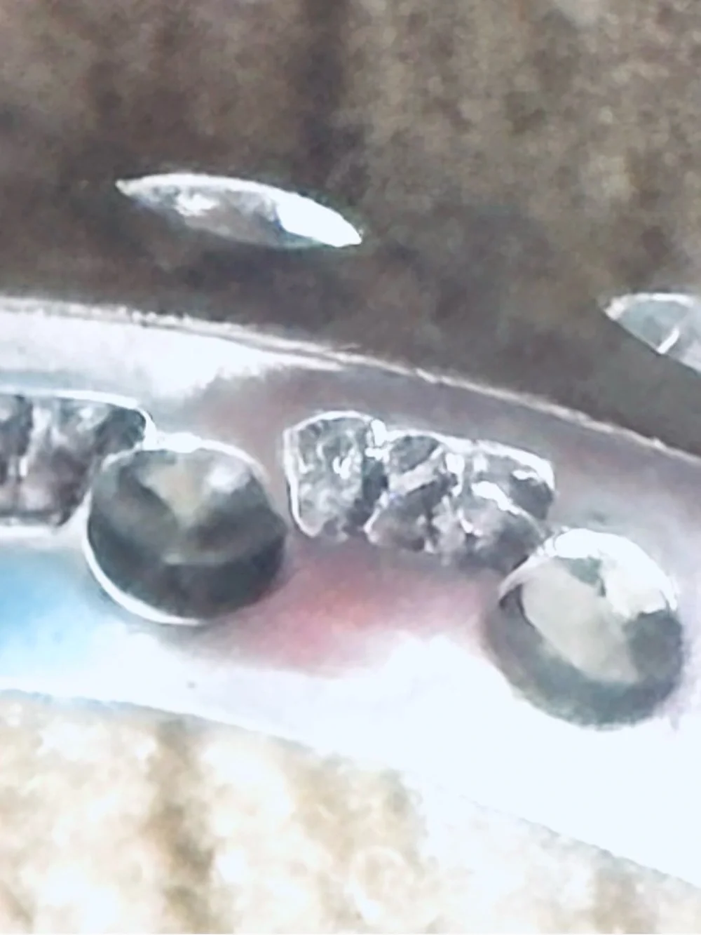 Sterling Silver Eternity Band with Clear Channel Set Crystals